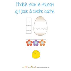 Modèle Poussin joue à cache cache