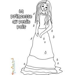 La princesse arrive sous la pluie