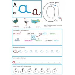 Imprimer la page du " a " pour le livre GS / CP sur les minuscules