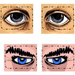 Imprimer les yeux pour les lunettes d'espion