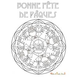 Mandala de Pâques complexe