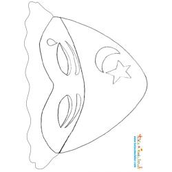 Masque de colombine à imprimer