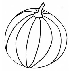 coloriage d'un melon