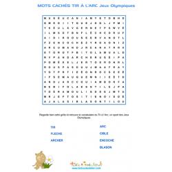 Mots cachés de tir à l'arc