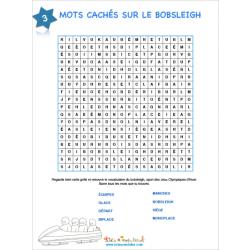 Mots cachés bobsleigh grille 3