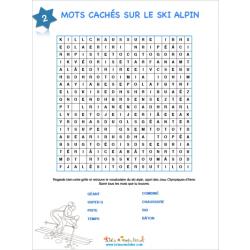 Mots cachés ski alpin 2
