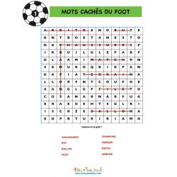 Solution jeu caché foot grille 1