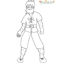Coloriage d'un ogre à imprimer