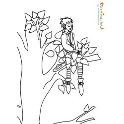 Le vaillant petit tailleur assis dans l'arbre