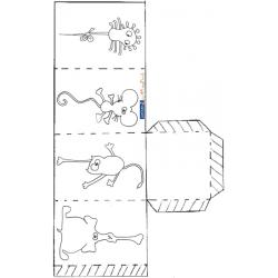 Modèle de photopore à colorier