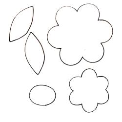 Imprimer le gabarit pour le petit pot de fleur