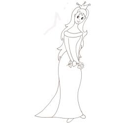 Princesse à colorier