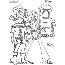 Raiponce délivrée par le prince
