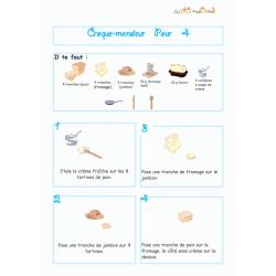 Imprimer la recette du croque-monsieur 