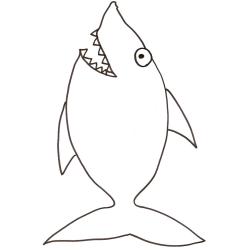 Coloriage requin : voici le dessin du plus célèbre prédateur des fonds marins, à télécharger et à imprimer. Un coloriage sur le thème de la mer pour occuper les enfants. Ce coloriage pourra être utili