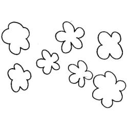 Imprimer le modèle fleurs découpées scrapbooking 2