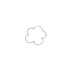 Imprimer le modèle petites fleurs découpées scrapbooking