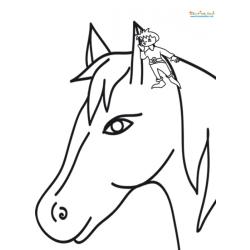 Tom Pouce et le cheval