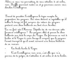 Imprimer la page 7 du conte "Le tigre et le paysan" 