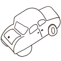 voiture de ville des années 60/70