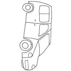 Coloriage  voiture fourgonette