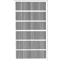 Imprimer les bandes de traits pour l'expérience optique