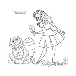Coloriages Alice au pays des merveilles 
