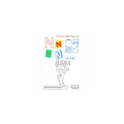 Alphabet : lettre "N" majuscule à imprimer