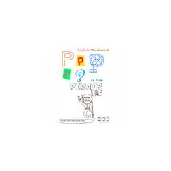 Alphabet : lettre "P" majuscule à imprimer