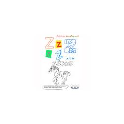 Alphabet : lettre "Z" majuscule à imprimer