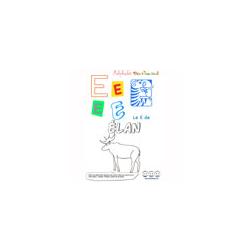 Alphabet : lettre "E" majuscule à imprimer