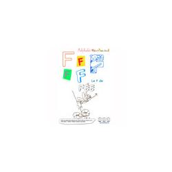 Alphabet : lettre "F" majuscule à imprimer