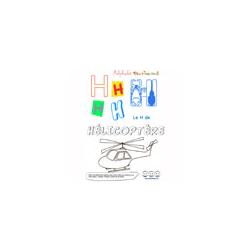 Alphabet : lettre "H" majuscule à imprimer