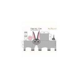 Ane à imprimer pour faire un paper toy