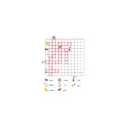 Une grille de mots croisés les animaux de la ferme grille 3 