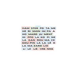 Planche 4 de syllabes à imprimer