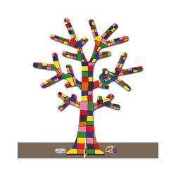 Arbre porte-bijoux à la manière d'Elmer