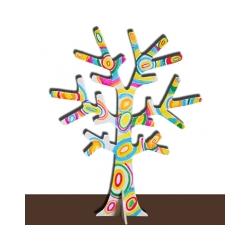 Arbre porte-bijoux pop art