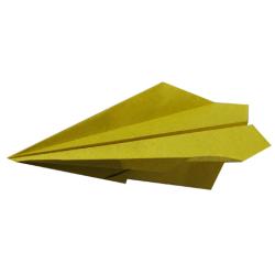 Pliage d'un avion en papier, activité origami. Cet avion au vol doux et stable enchante les aéronautes en herbe. Il vole très facilement et se pose en douceur. Le pliage de cet avion en papier ne nécé