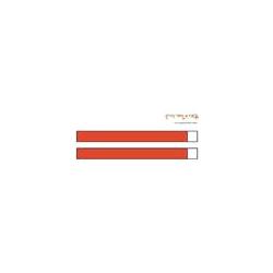 Bande de paper orange a imprimer