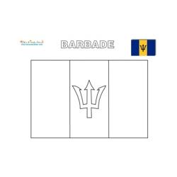 Coloriage des drapeaux des Caraïbes d'Amérique