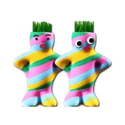 Bonhomme tête d'herbe
