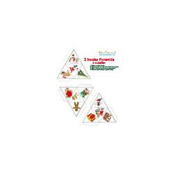 Boule de Noël pyramide 2 à imprimer