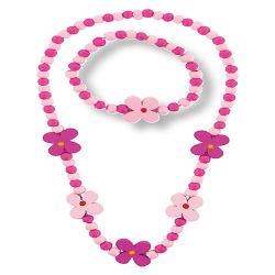Collier et bracelet petites fleurs