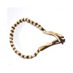 Explications illustrées par Tête à Modeler pour réaliser un bracelet avec des fils de coton. La technique de tissage est...