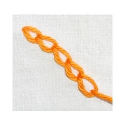 point de chainette broderie