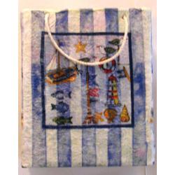 Réalisation d'une bote de rangement motifs bord de mer