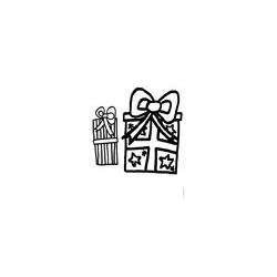 Coloriage de cadeaux dessin 7