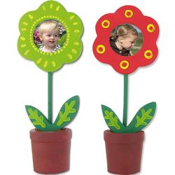 Cadre photo fleur en pot
