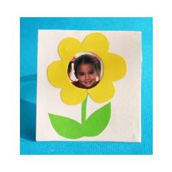 Cadre photo fleur